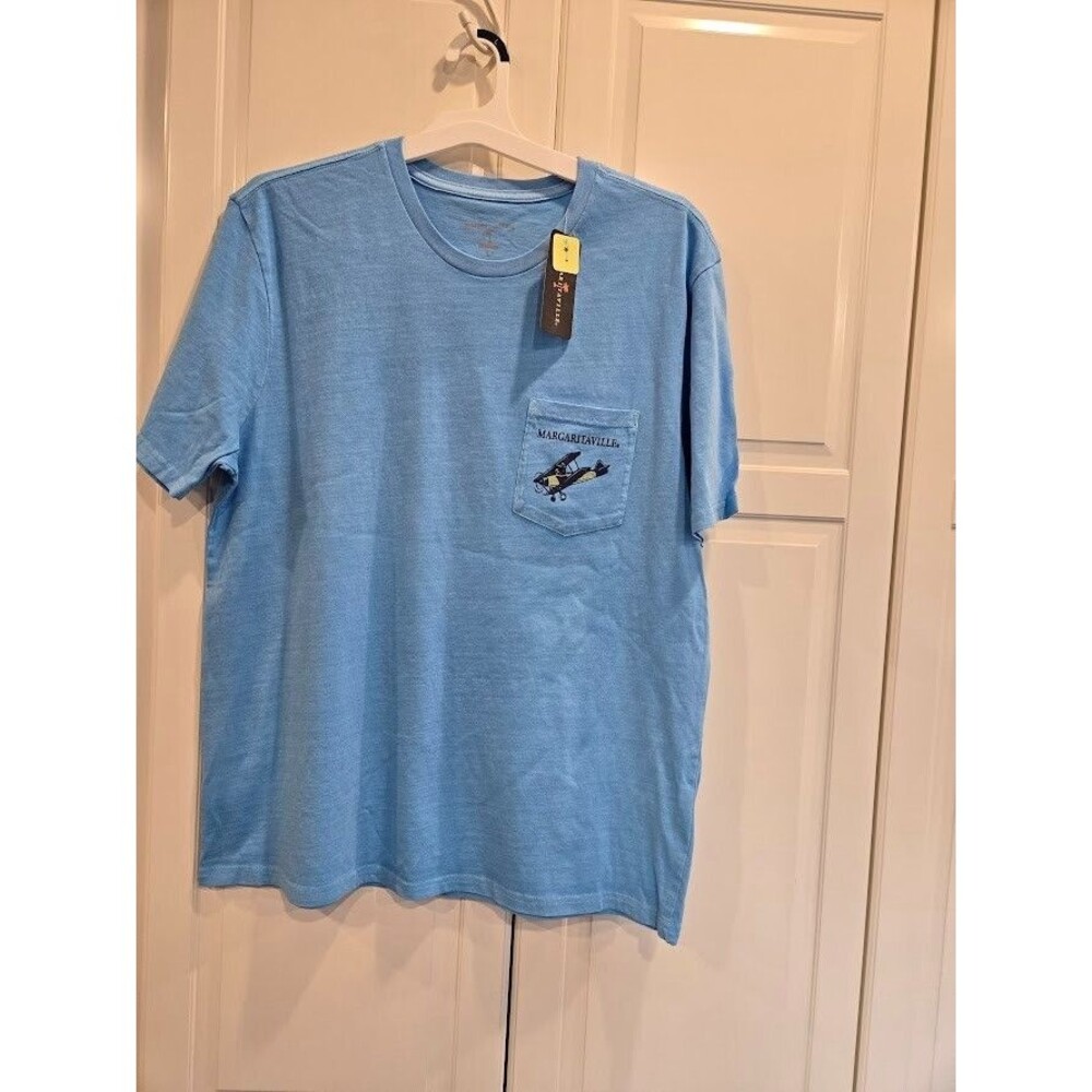 Margaritaville Boat Drinks St Somewhere T-Shirt Tee Mens LARGE - NEW - Picture 2 of 4